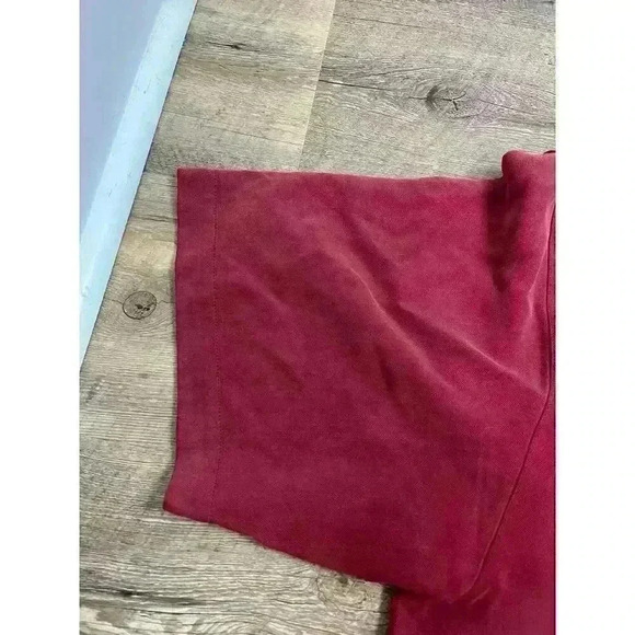 Tommy Bahama 100% Silk Treasure On the Rocks Red Button Up Shirt Men's XL - Picture 6 of 12